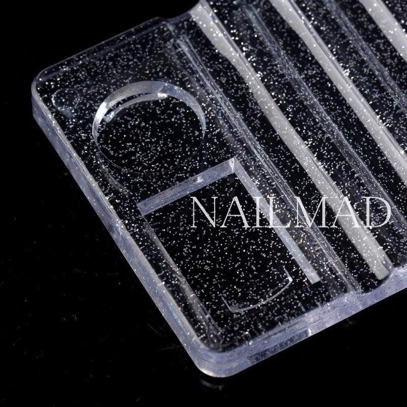 1pc Acrylic Brush Holder-Clear - Nail MAD
