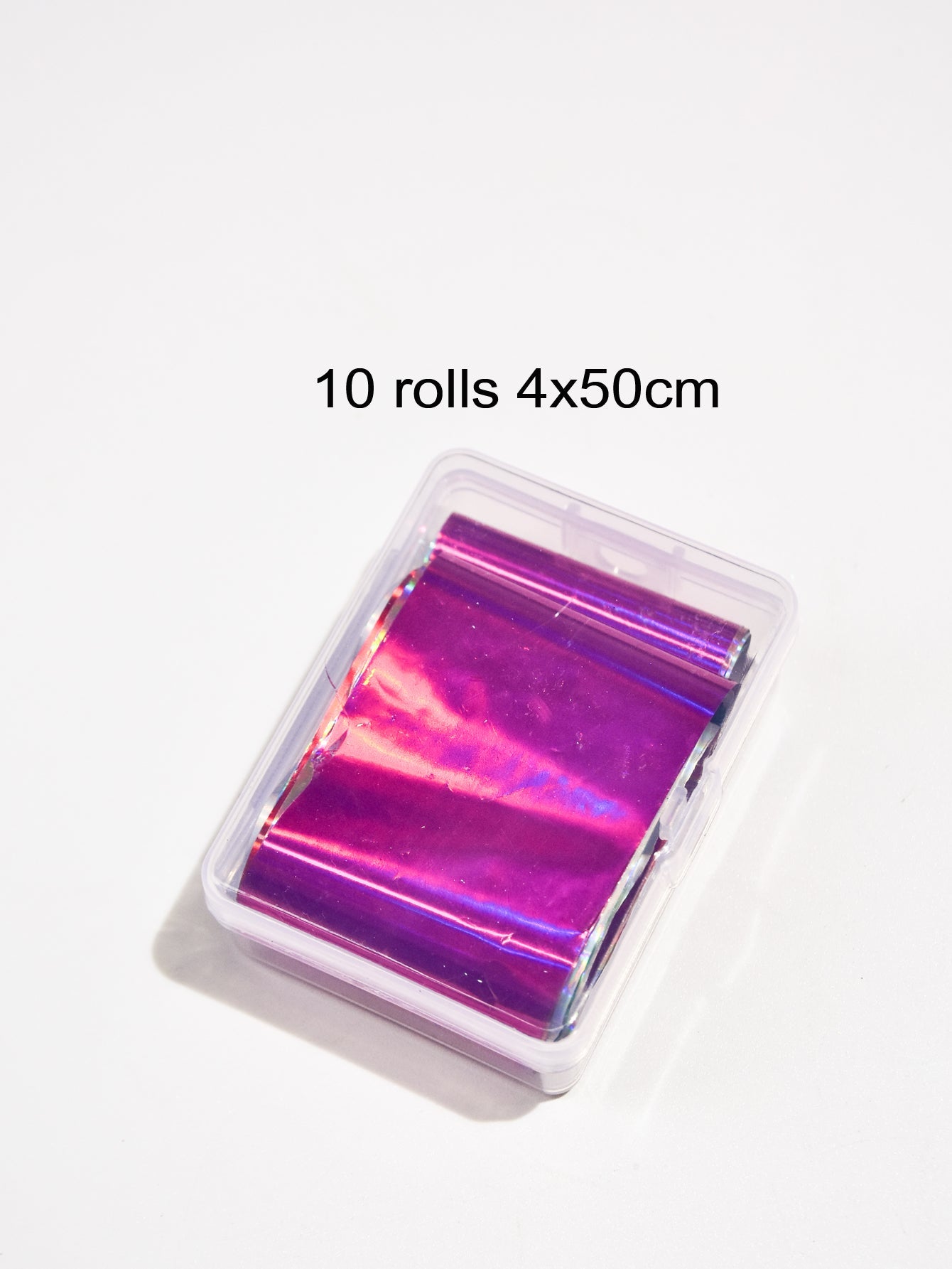 10rolls 50cm Nail Foils Laser Nail Transfer Metal Paper - Nail MAD