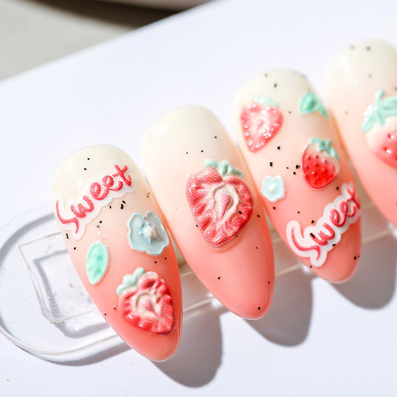 Tensor Nail Sticker Embossed Strawberry TS1299 - Nail MAD