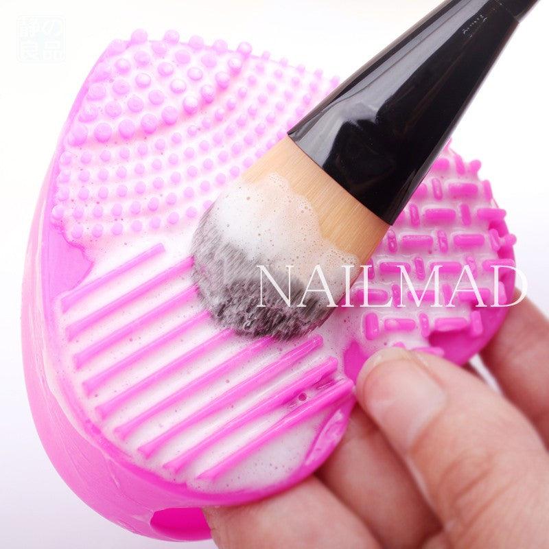 1pc Makeup Brush Cleansing Pad Silicone Brush Egg